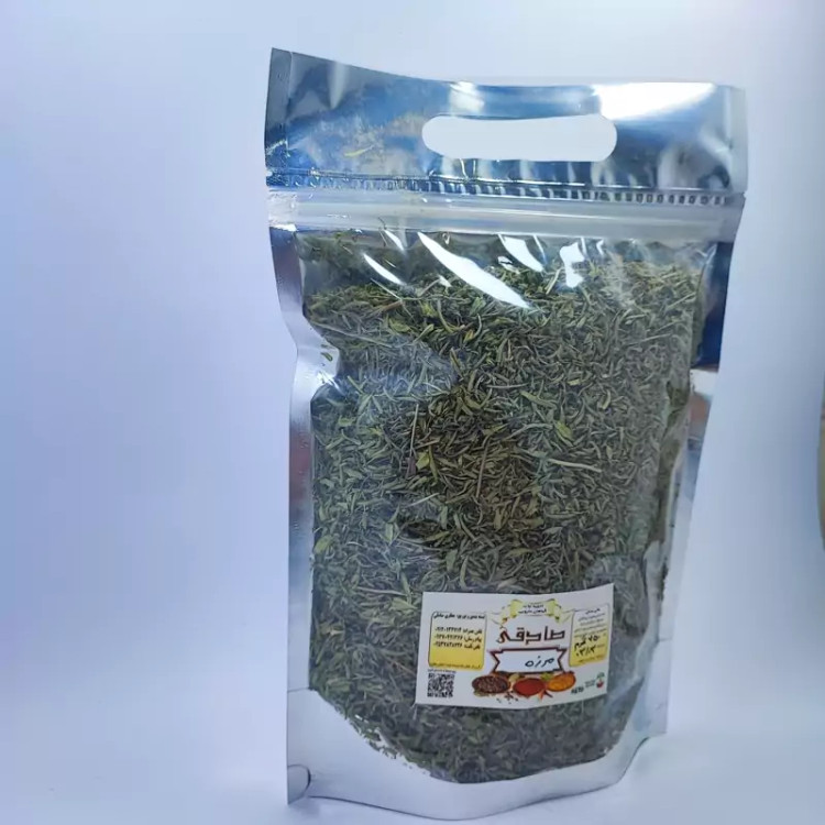 برگ مرزه خشک تمیز و شسته شده (عطاری آقای صادقی)