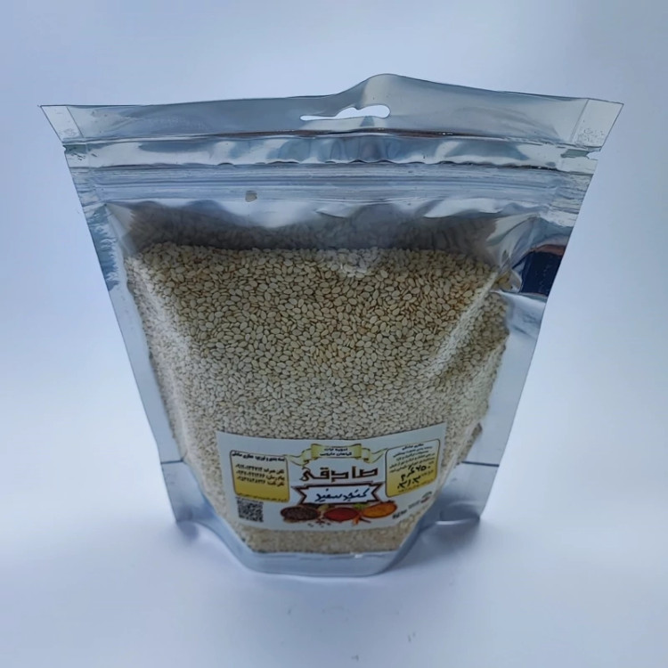 کنجد سفید خارجی درجه یک خالص سورت شده درشت (عطاری آقای صادقی)