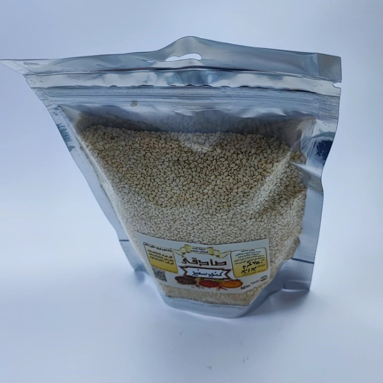 کنجد سفید خارجی درجه یک خالص سورت شده درشت (عطاری آقای صادقی)