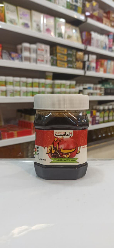 رب انار - ژاماسب (400 گرم) (طبیعی و مناسب انواع غذاهای ایرانی)
