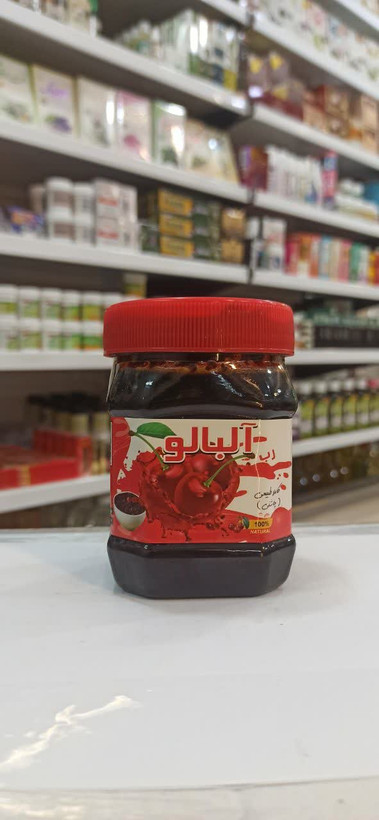 رب آلبالو - ژاماسب (400 گرم) (طبیعی و مناسب انواع غذاهای ایرانی)