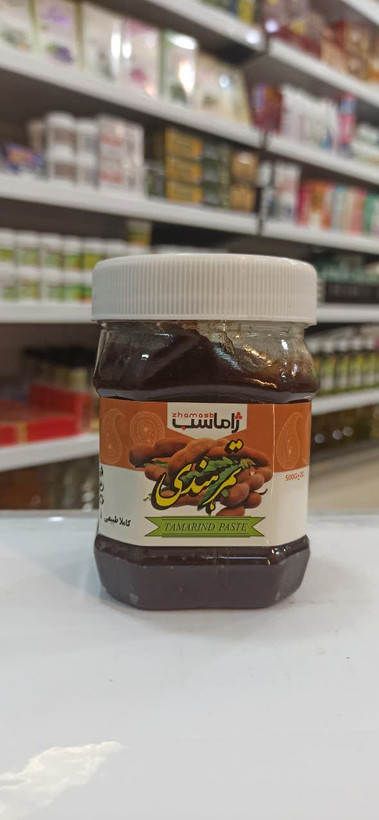 رب تمرهندی - ژاماسب (400 گرم) (طبیعی و مناسب انواع غذاهای ایرانی)