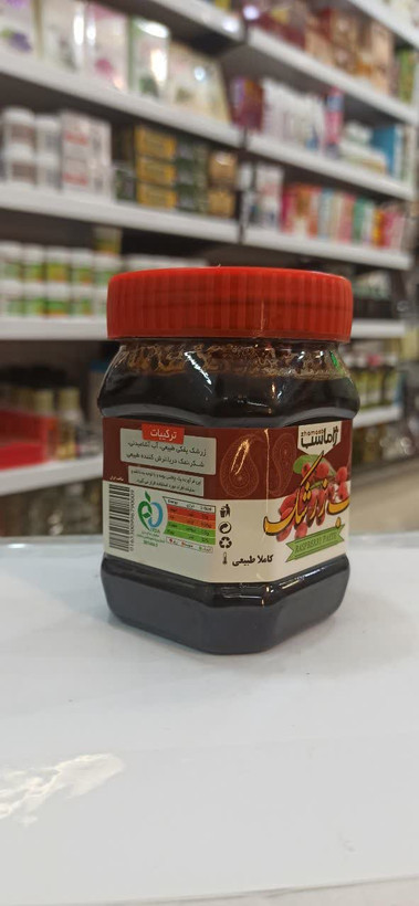 رب زرشک - ژاماسب (400 گرم) (طبیعی، خوشعطر و مناسب انواع غذاهای ایرانی)