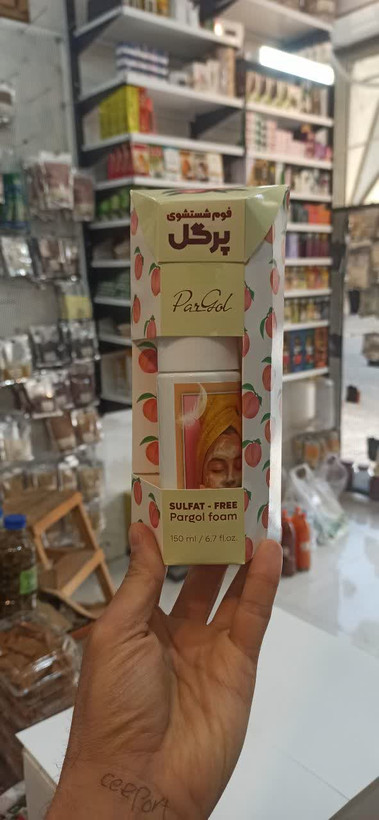 فوم شستشوی ضد حساسیت با رایحه هلو (پرگل) (عطاری آقای صادقی)