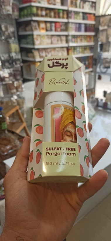 فوم شستشوی ضد حساسیت با رایحه هلو (پرگل) (عطاری آقای صادقی)