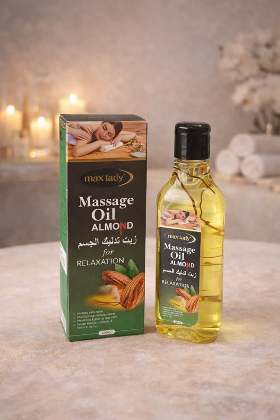 روغن ماساژ بادام (مکس لیدی) آرامشبخش و نرمکننده پوست (عطاری آقای صادقی)
