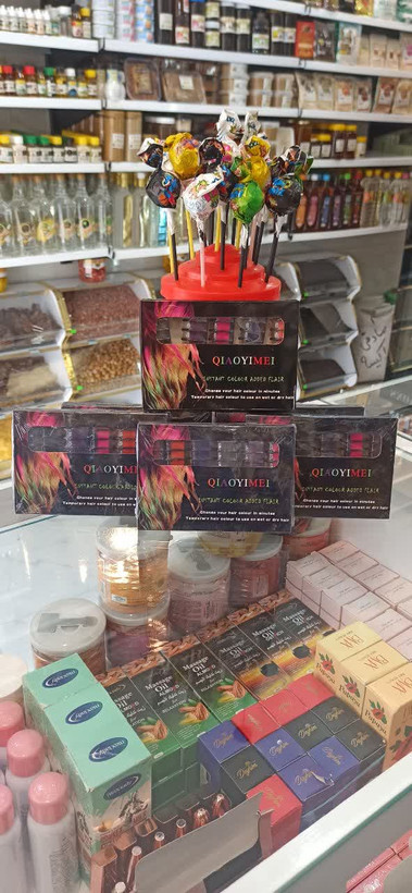 پک گج موی شانه دار فانتزی (شیش رنگ) (عطاری آقای صادقی)