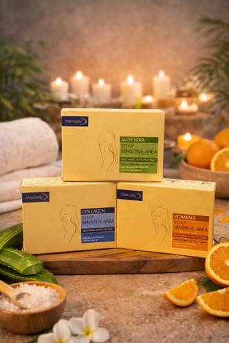 صابون سفید کننده و ضد لک نواحی حساس (مکس لیدی)