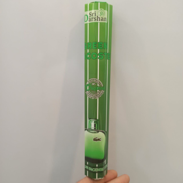 عود هندی دارشان (Darshan) 20 عددی (رایحه گرین لاگوست -GREEN LACOSTE)
