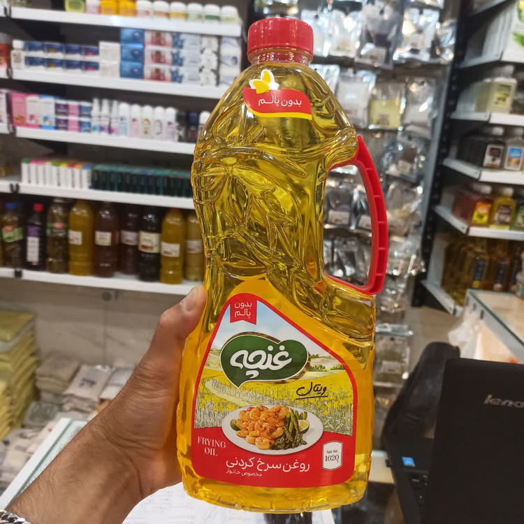 روغن سرخکردنی غنچه - 1620 گرمی (مناسب پخت و سرخ کردن انواع غذا)