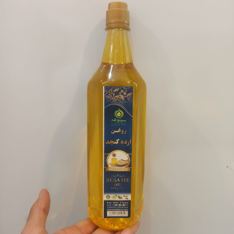 روغن ارده کنجد - یک لیتر (روغن طبیعی و مقوی برای مصرف خوراکی و مراقبتی)