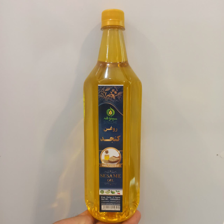 روغن کنجد - یک لیتر (روغن طبیعی و خوشعطر برای مصرف خوراکی و مراقبتی)