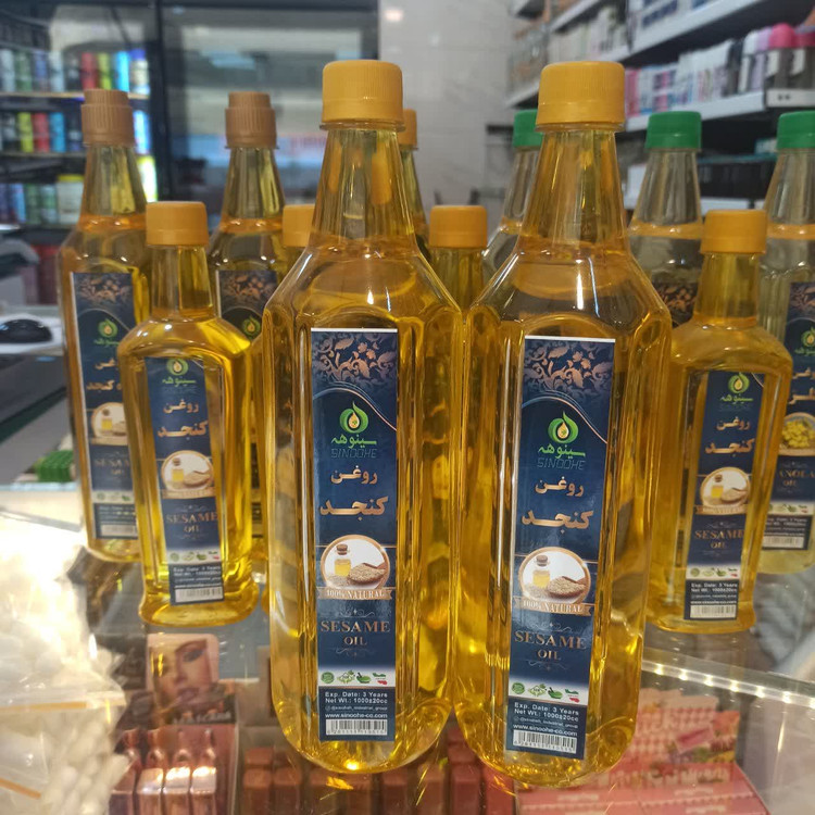 روغن کنجد - یک لیتر (روغن طبیعی و خوشعطر برای مصرف خوراکی و مراقبتی)