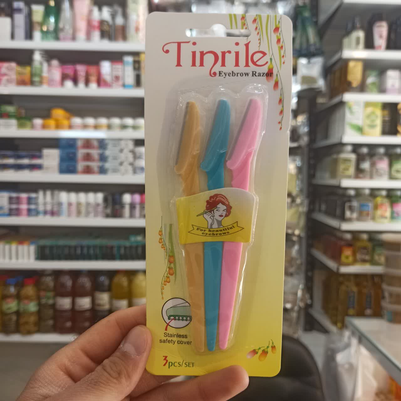 تیغ ابرو و صورت تینریل - 3 عددی (اصلاح دقیق، ایمن )