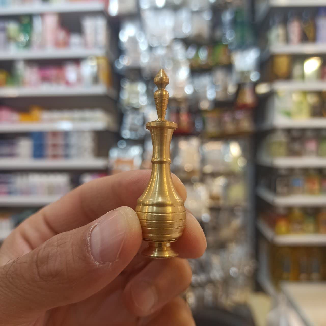 سرمه دان برنجی مرسل - سایز کوچک (عطاری آقای صادقی)