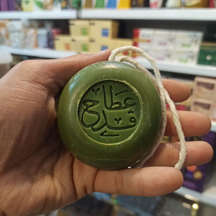 صابون عطا قدح با روغن زیتون و عطر گل لاله - صابون حلب