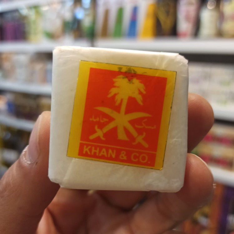 مشک صابونی ۲۵ گرمی خان (KHAN & CO.) - خوشبوکننده با رایحه مشک