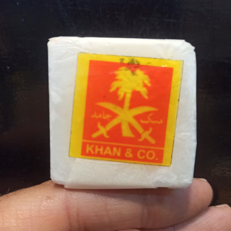 مشک صابونی ۲۵ گرمی خان (KHAN & CO.) - خوشبوکننده با رایحه مشک